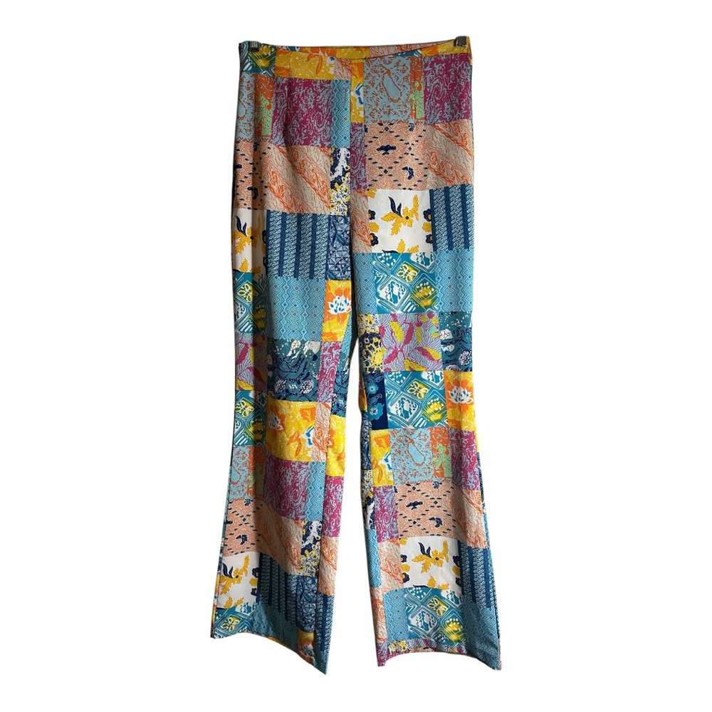 Cider Multicolor Patchwork Boho Lightweight Pants… - image 1